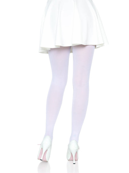 LacyNighty™ Nylon Opaque Pantyhose Leg Avenue Hosiery