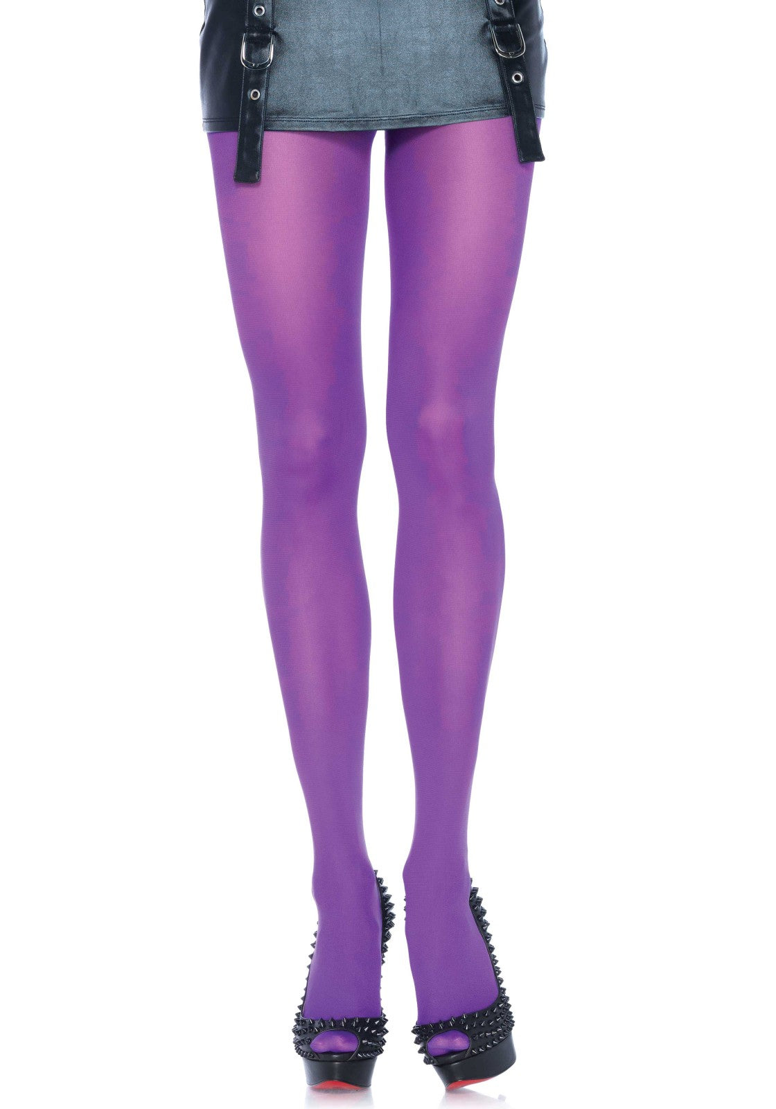 LacyNighty™ Nylon Opaque Pantyhose Leg Avenue Hosiery