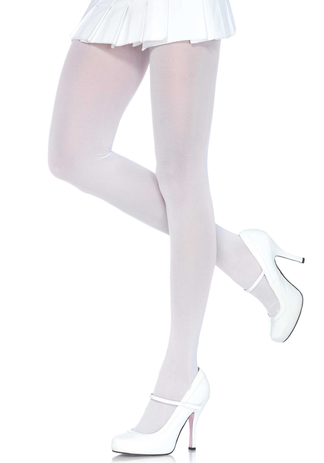 LacyNighty™ Plus Elastane Opaque Pantyhose Leg Avenue Hosiery