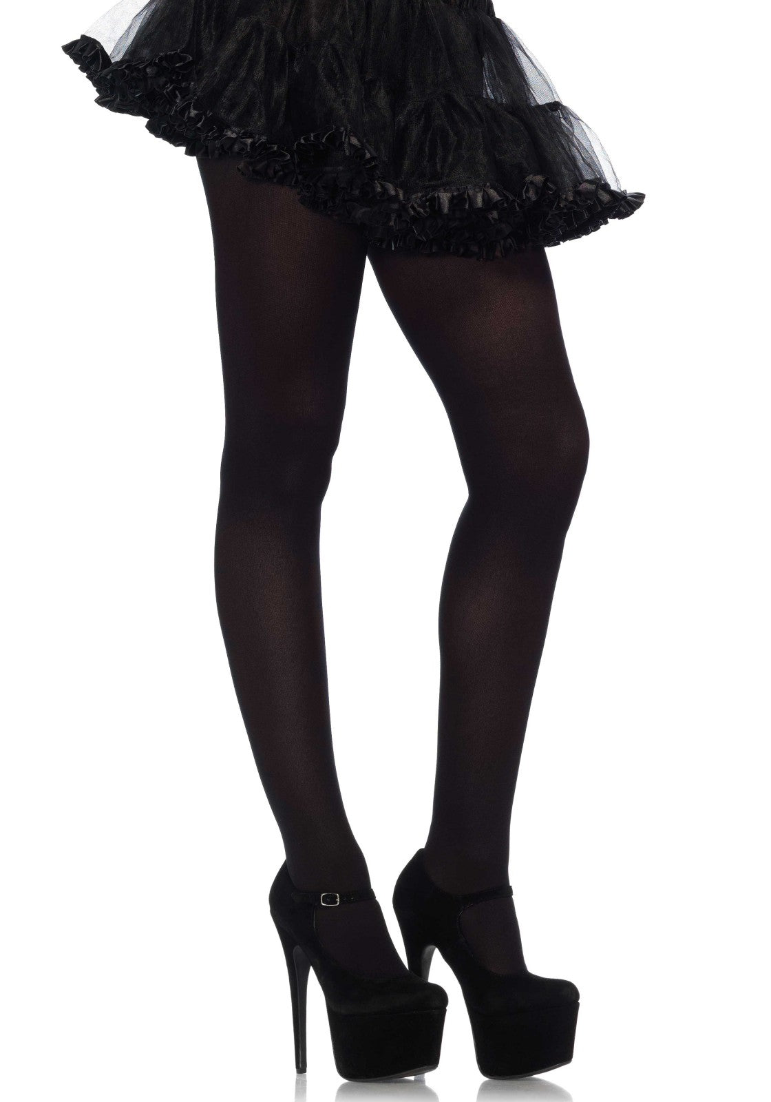 LacyNighty™ Plus Elastane Opaque Pantyhose Leg Avenue Hosiery