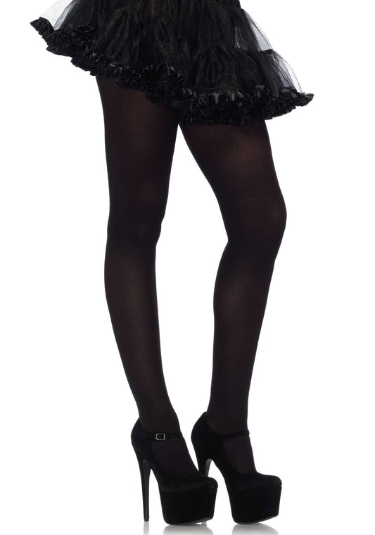LacyNighty™ Plus Elastane Opaque Pantyhose Leg Avenue Hosiery
