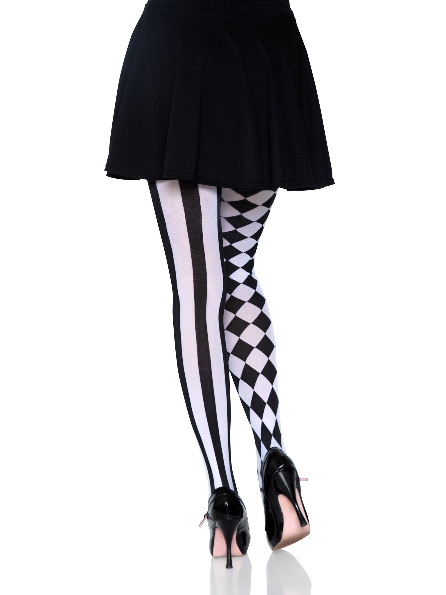 LacyNighty™ Harlequin Pantyhose Leg Avenue Hosiery