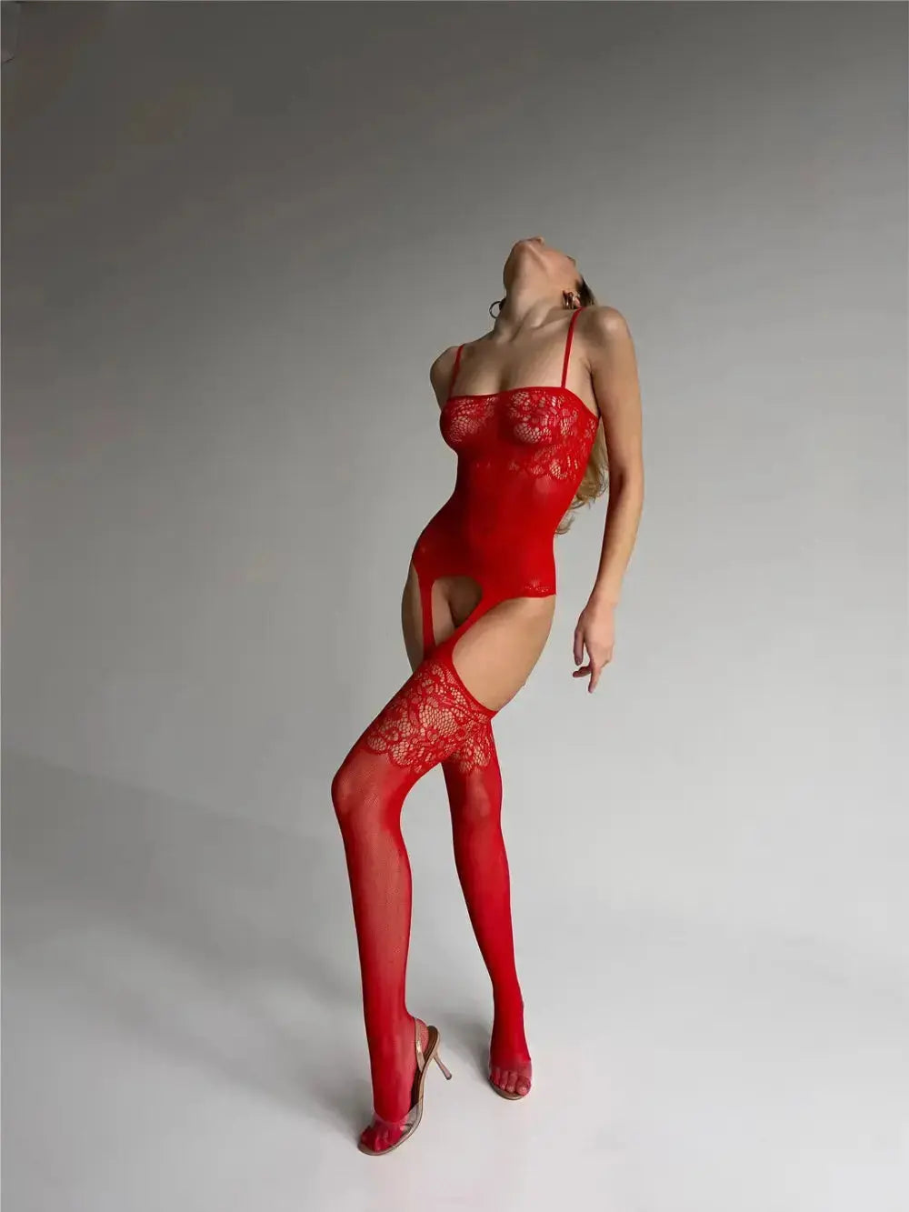LacyNighty™ Serena Bodystocking Lacy Nighty