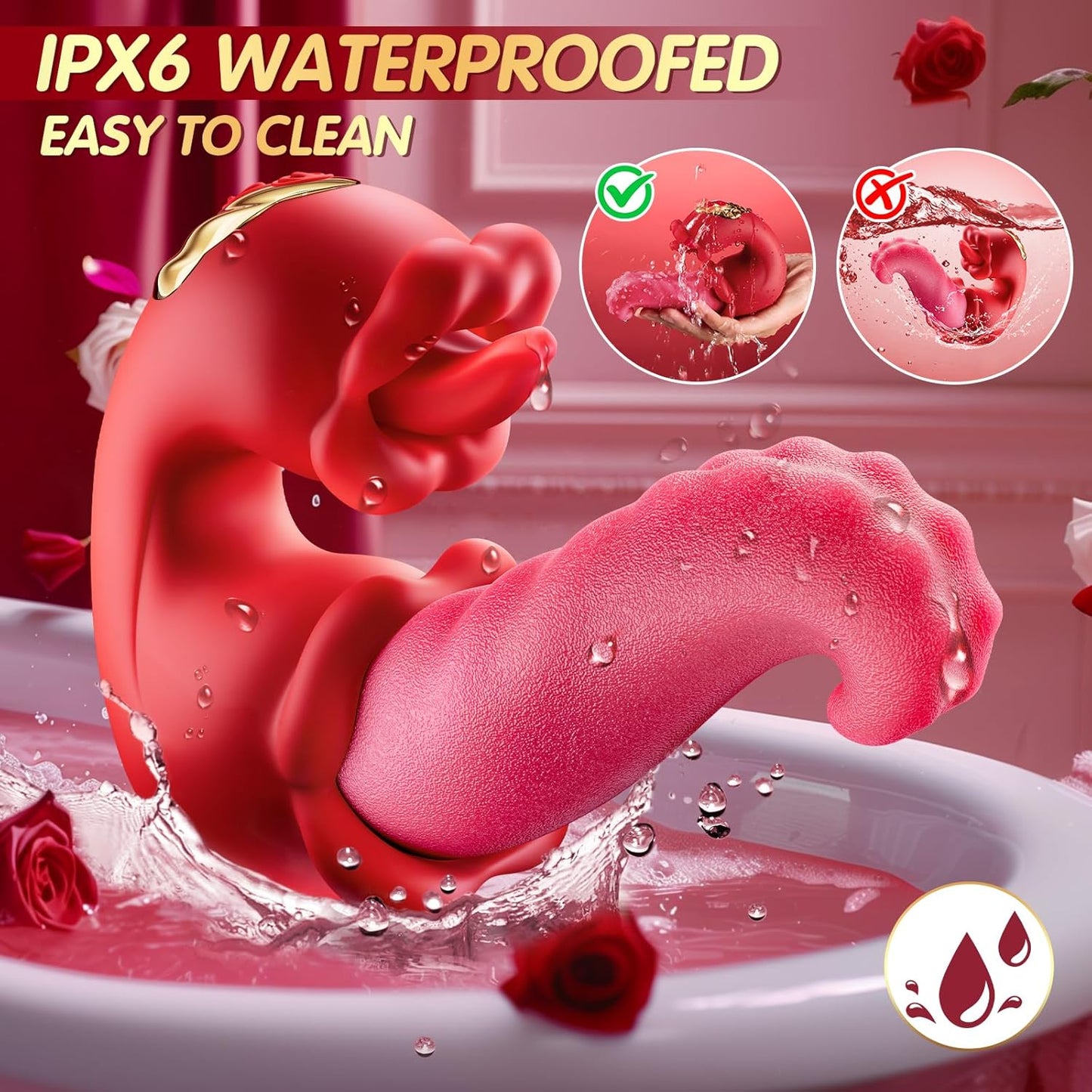 💥 2025 Limited 70% ️OFF 👅 LICKORA X10 Suptruck 4-in-1 Tongue Rose Kiwinet Vibrator Hemiras