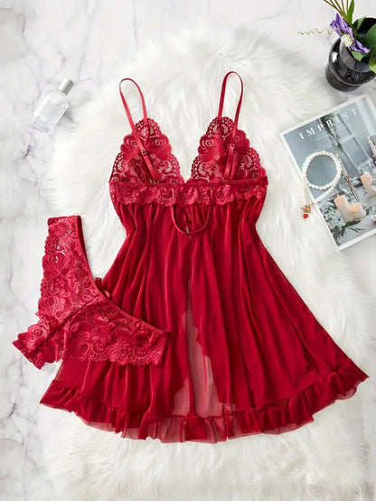 LacyNighty™ Lace Lash Set Lacy Nighty