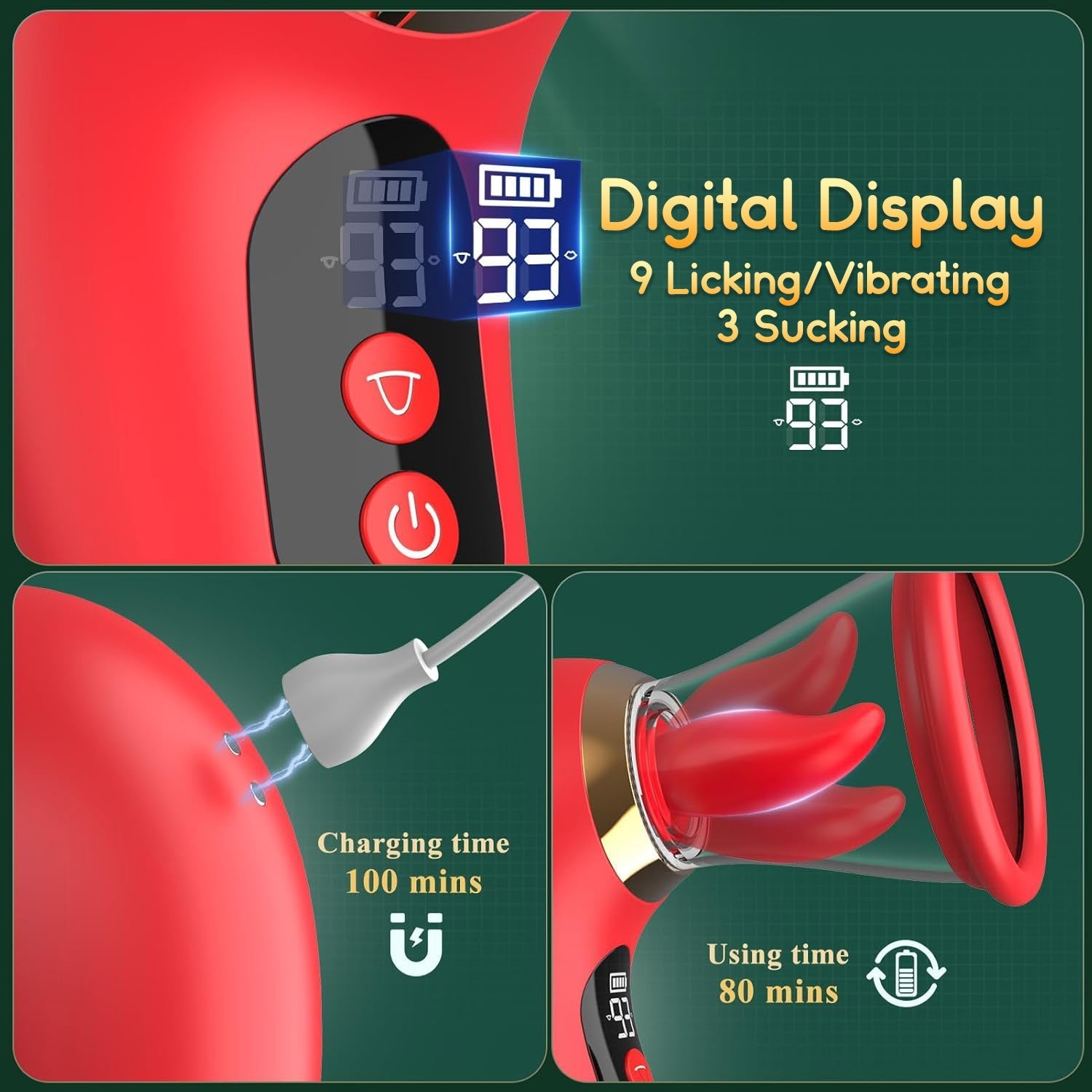 💥 2025 Limited 70% OFF 💦 Licksy Suptruck Kiwinet® SuckLick 9X 📱 Global Control & 3-in-1 Pleasure Hemiras
