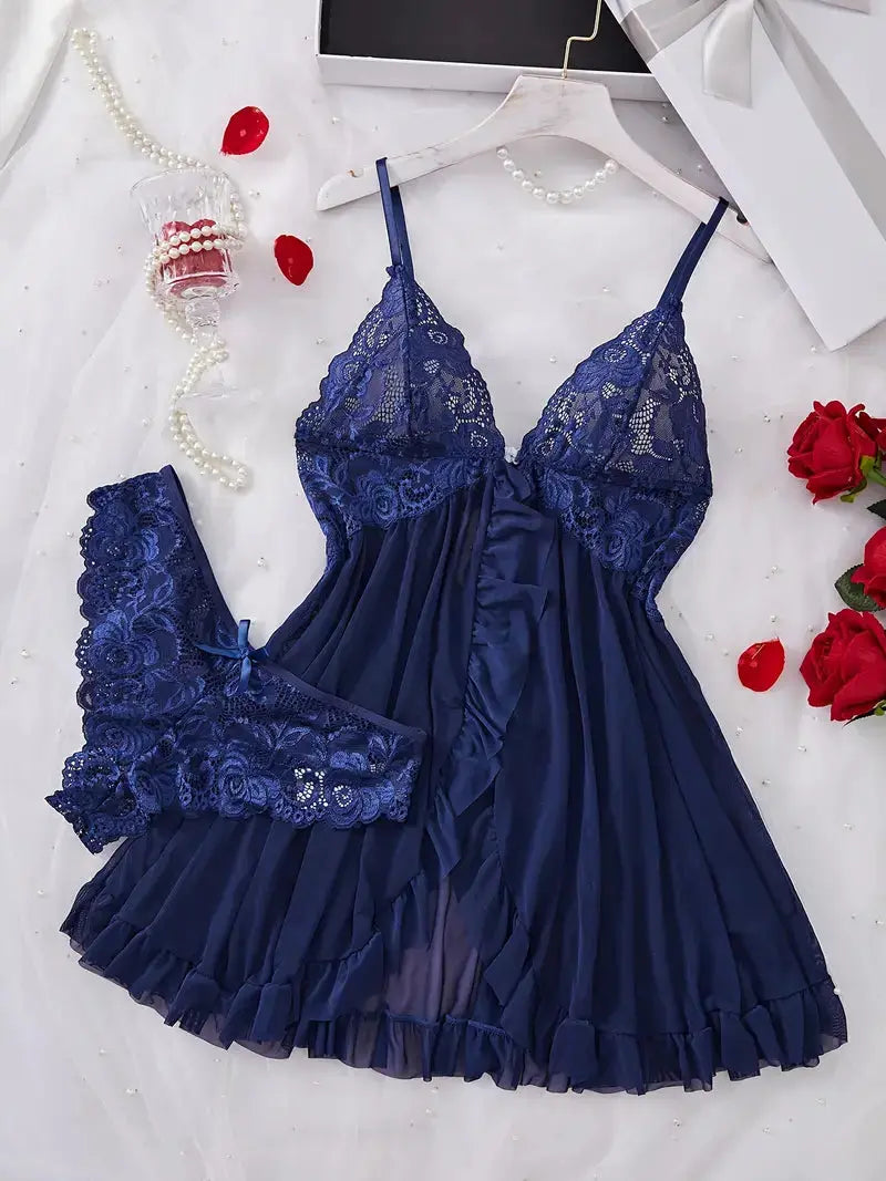 LacyNighty™ Lace Lash Set Lacy Nighty