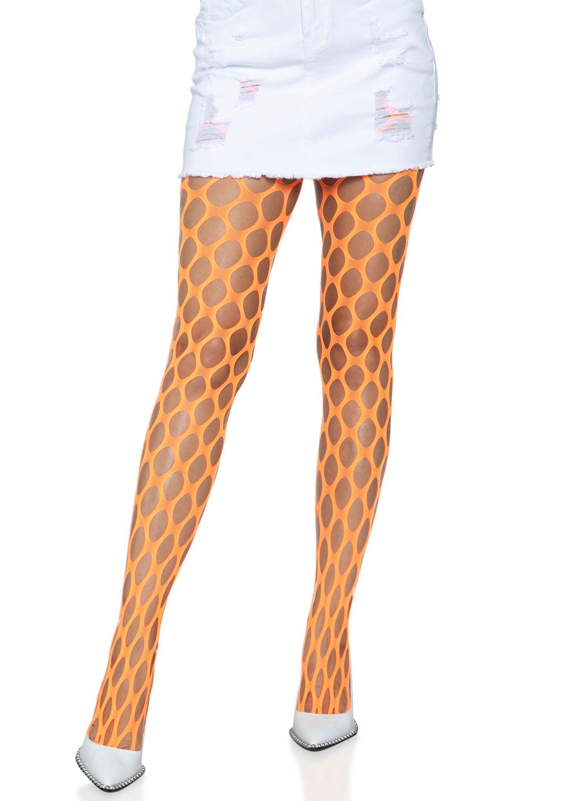 LacyNighty™ Jumbo Pothole Net Pantyhose Leg Avenue Hosiery