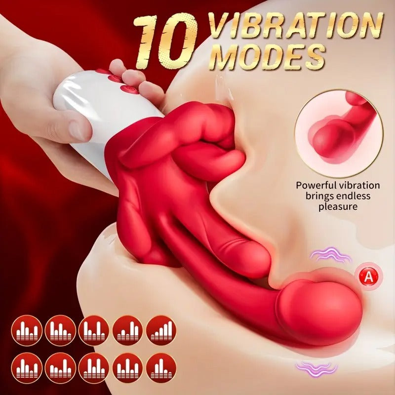 💥2025 New 70% off Limited Time💥Rose Vibrating Toy-💥G Spot Vibrator Womens Sex Toy Nighty