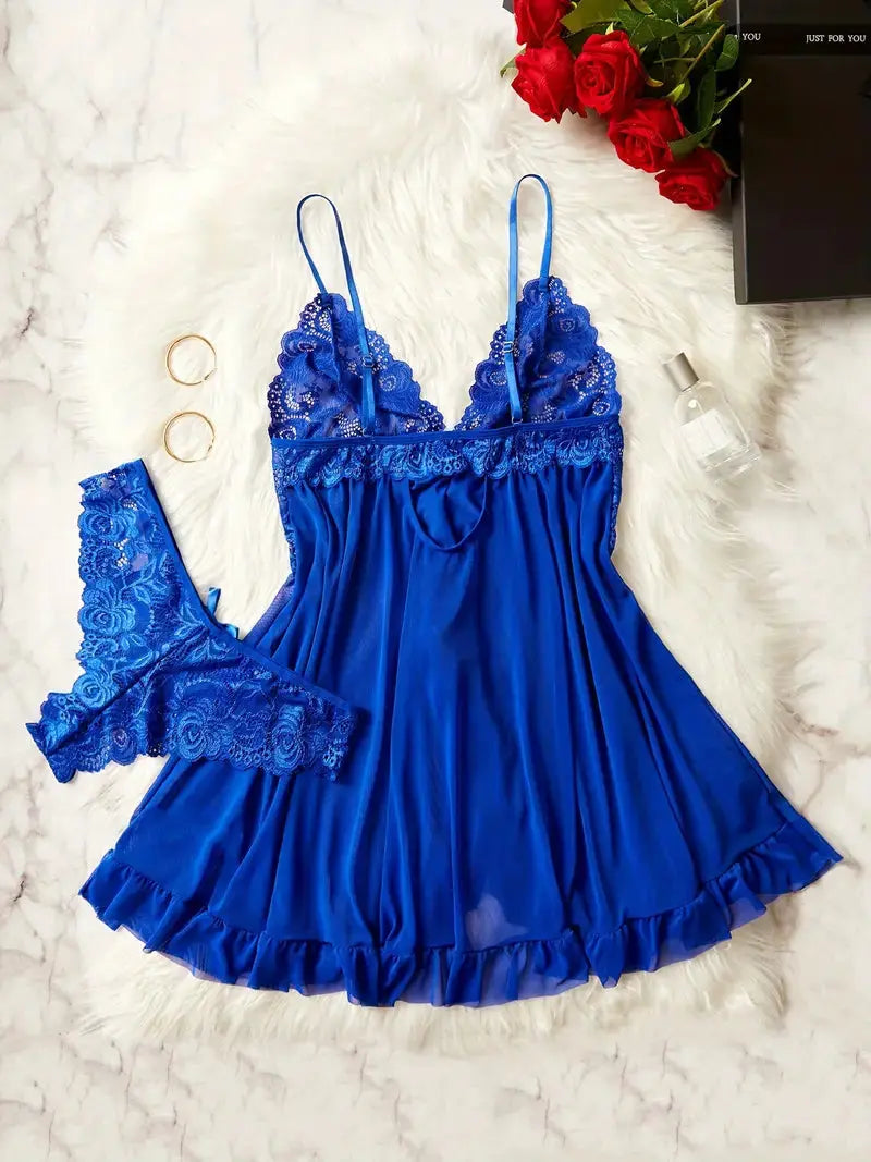 LacyNighty™ Lace Lash Set Lacy Nighty