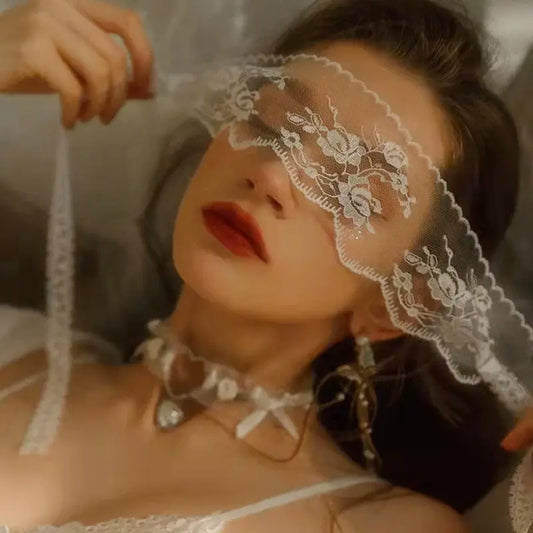LacyNighty™ Seductive Lace Eye Mask Lavah Intimates mask