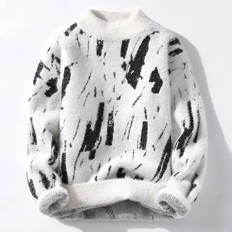 Loose Knitted Sweater Lacy