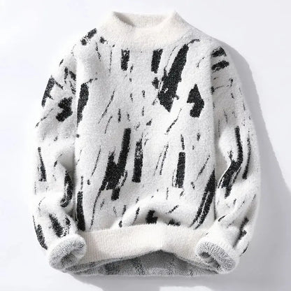 Loose Knitted Sweater Lacy
