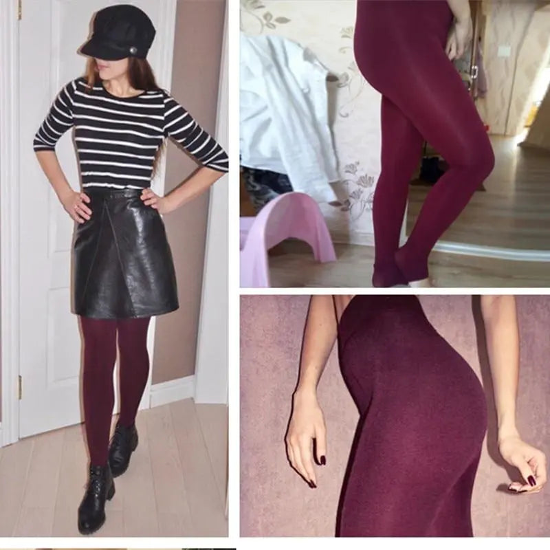 Warm Thick  Leggings CHRLEISURE Official Store Leggings