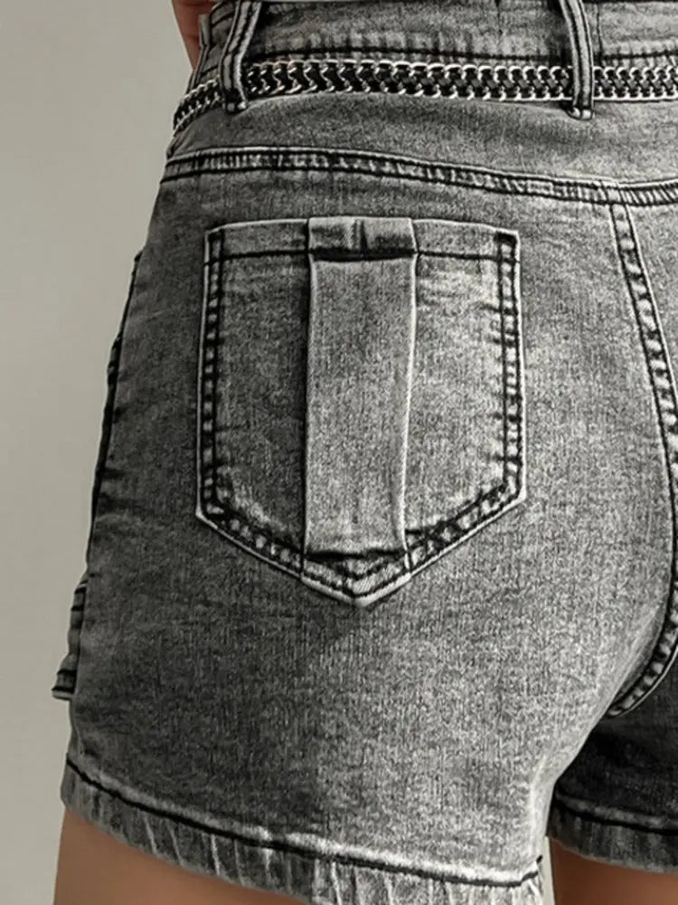 Denim Irregular Skirt Lacy0301 team Home