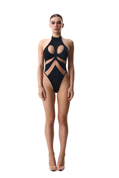 LacyNighty™ Body Mesh Black LacyNighty body