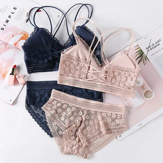 The Flower that Resembles You Bra Sets Fenland Clothes Store Lingerie & Intimates