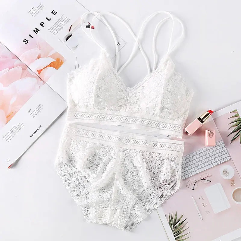 The Flower that Resembles You Bra Sets Fenland Clothes Store Lingerie & Intimates