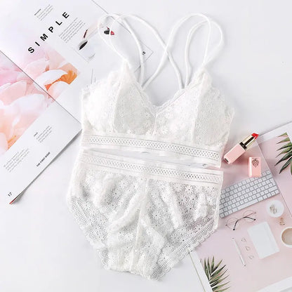 The Flower that Resembles You Bra Sets Fenland Clothes Store Lingerie & Intimates
