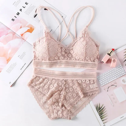 The Flower that Resembles You Bra Sets Fenland Clothes Store Lingerie & Intimates