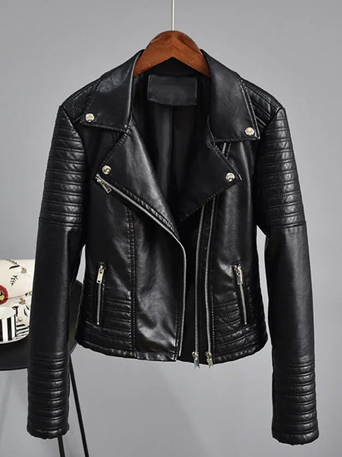 Black Leather Jacket Lacy0301 Leather Jackets