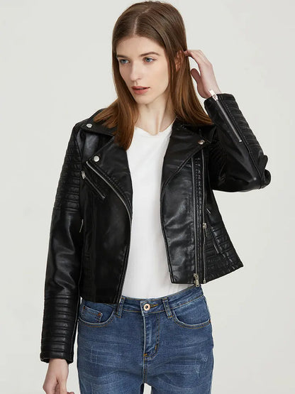 Black Leather Jacket Lacy0301 Leather Jackets
