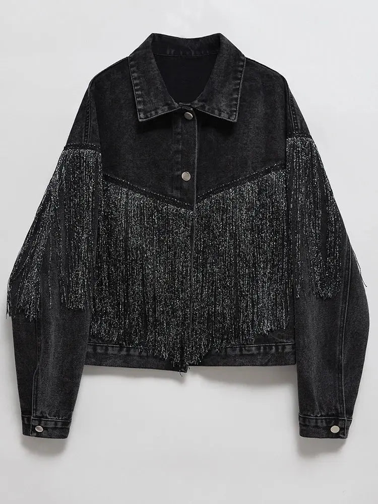 Retro Denim Jacket Lacy