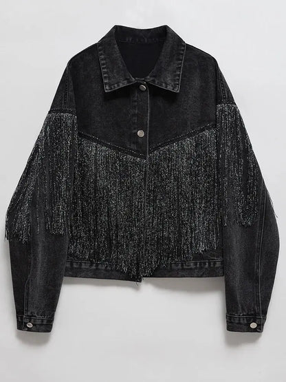 Retro Denim Jacket Lacy