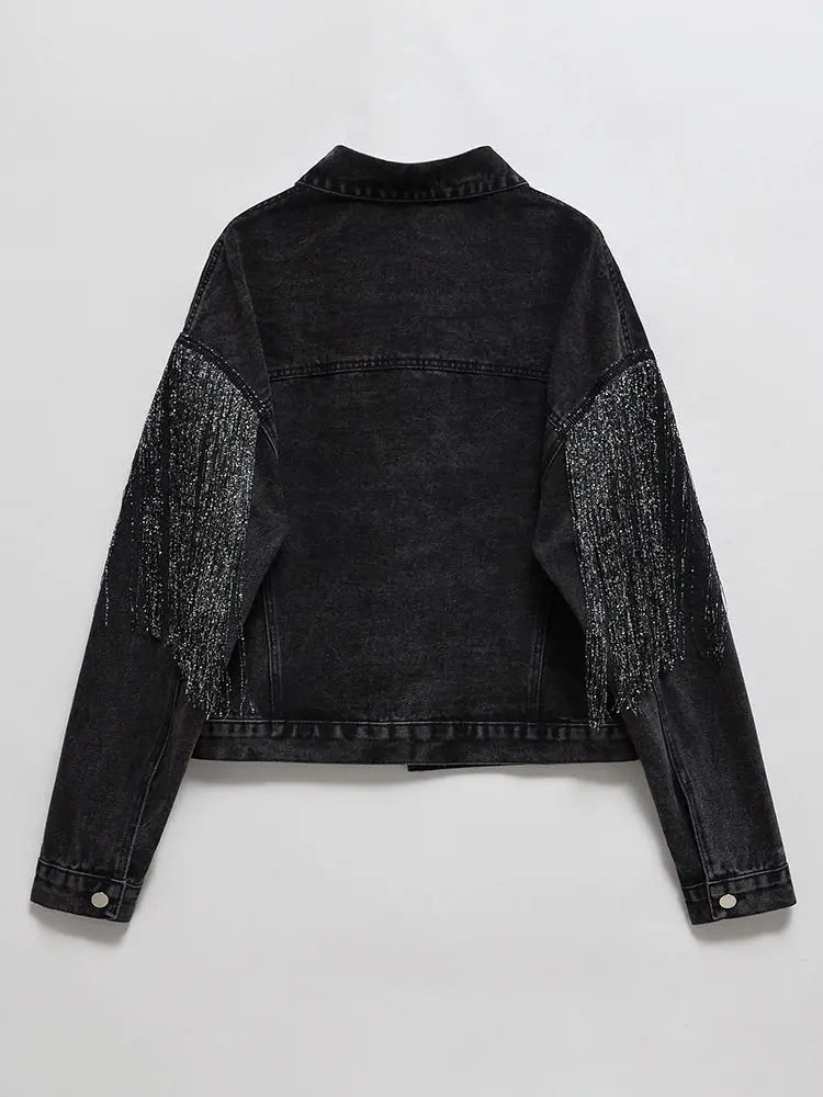 Retro Denim Jacket Lacy