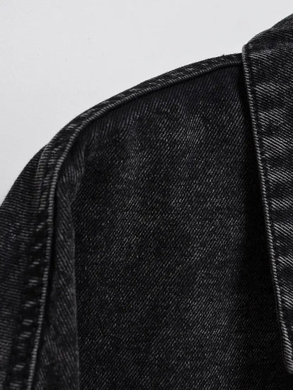 Retro Denim Jacket Lacy