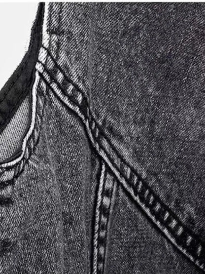 Denim Waistcoat Lacy0301 Home
