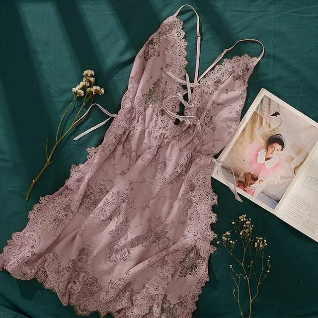 Meant For Me Nightdress LacyNighty Sleeping Wear