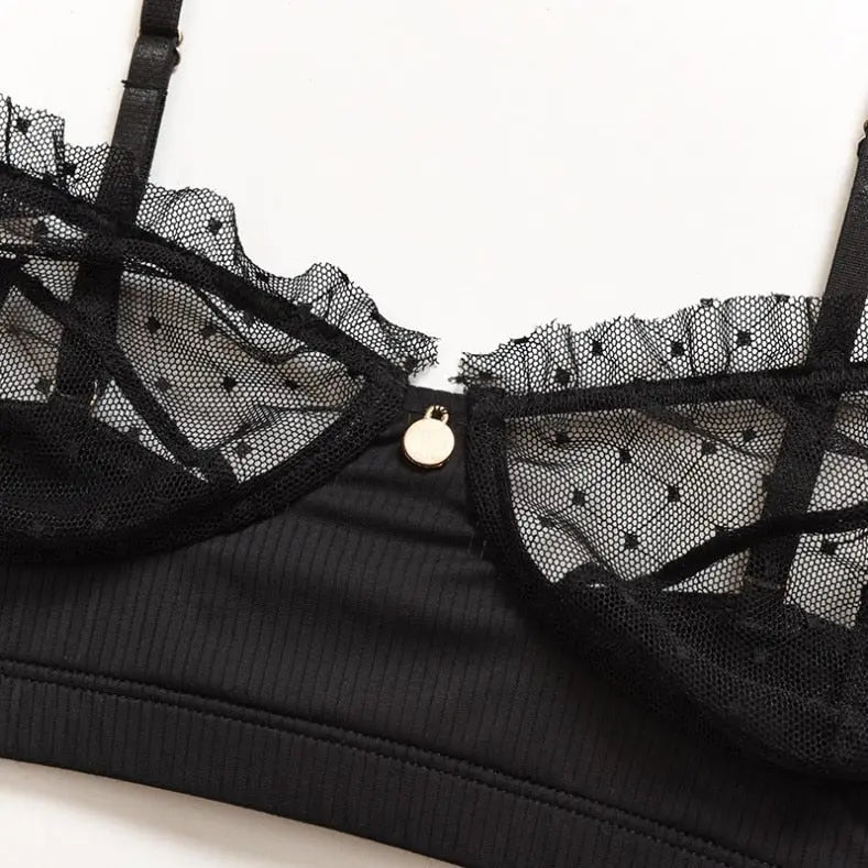 Broken Connection Bra Set LacyNighty Lingerie & Intimates