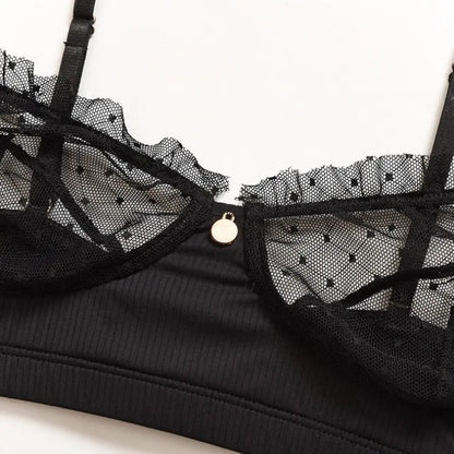 Broken Connection Bra Set LacyNighty Lingerie & Intimates