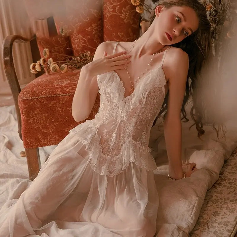 Paint My Love Nightdress LacyNighty Sleeping Wear