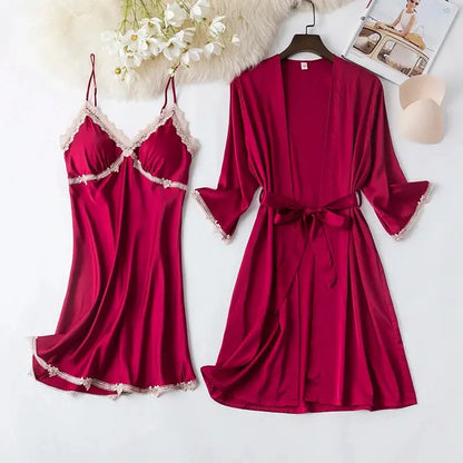 Dancing Dreamin' Sleeping Robe LacyNighty Sleeping Wear