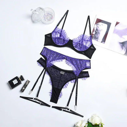 LacyNighty™ Model SL284 ELLOLACE sexy lingerie set