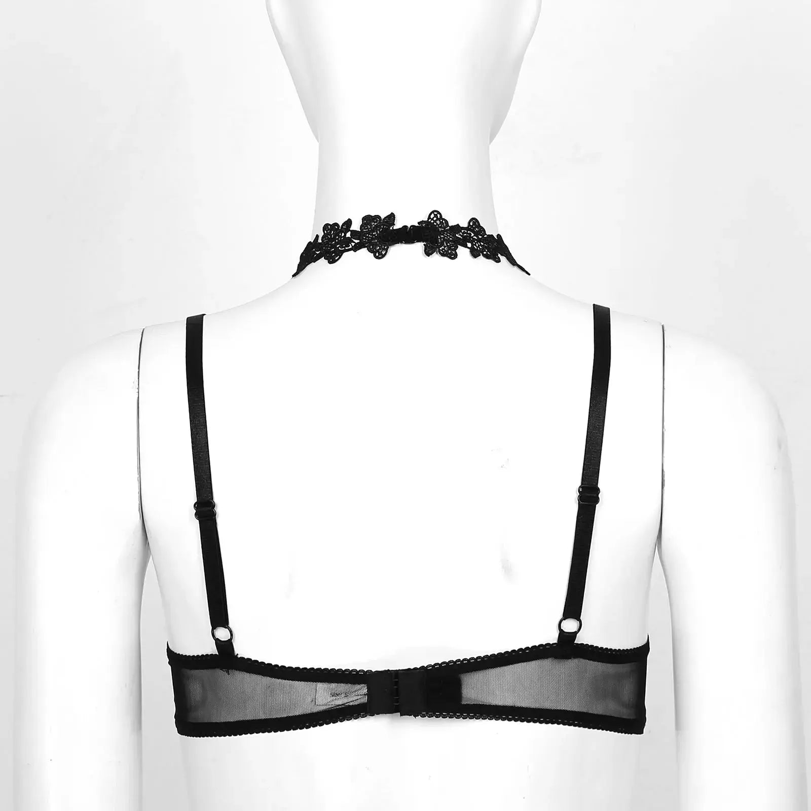See-through Halter Bra Lacy0301 Other