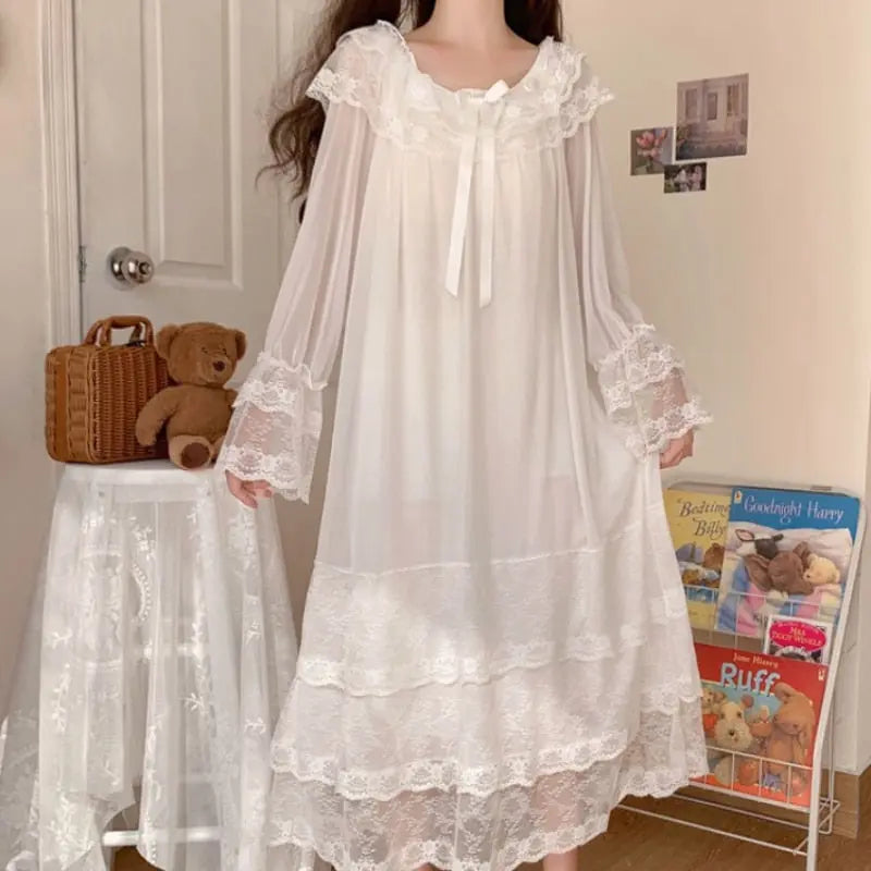 Shooting Star In Your Eyes Nightdress LacyNighty Sleeping Wear