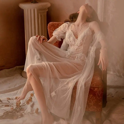 Paint My Love Nightdress LacyNighty Sleeping Wear