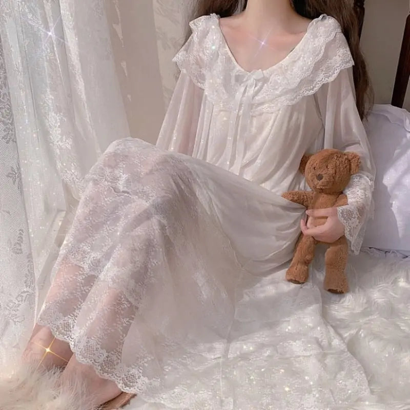 Shooting Star In Your Eyes Nightdress LacyNighty Sleeping Wear