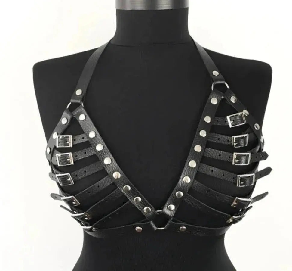 Leather Harness Bra Lacy0301 Other