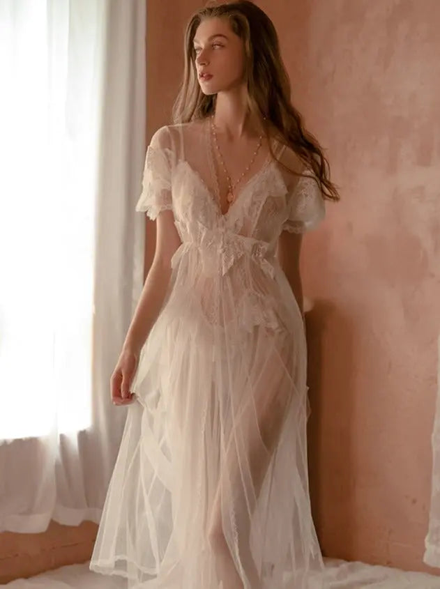 Paint My Love Nightdress LacyNighty Sleeping Wear