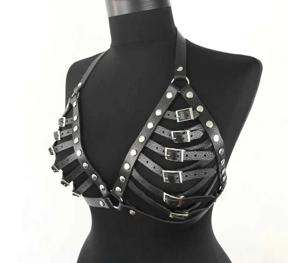 Leather Harness Bra Lacy0301 Other