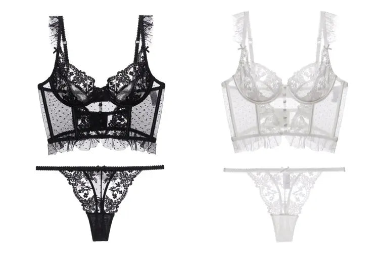 How It Goes Bra Set CINOON Official Store Lingerie & Intimates