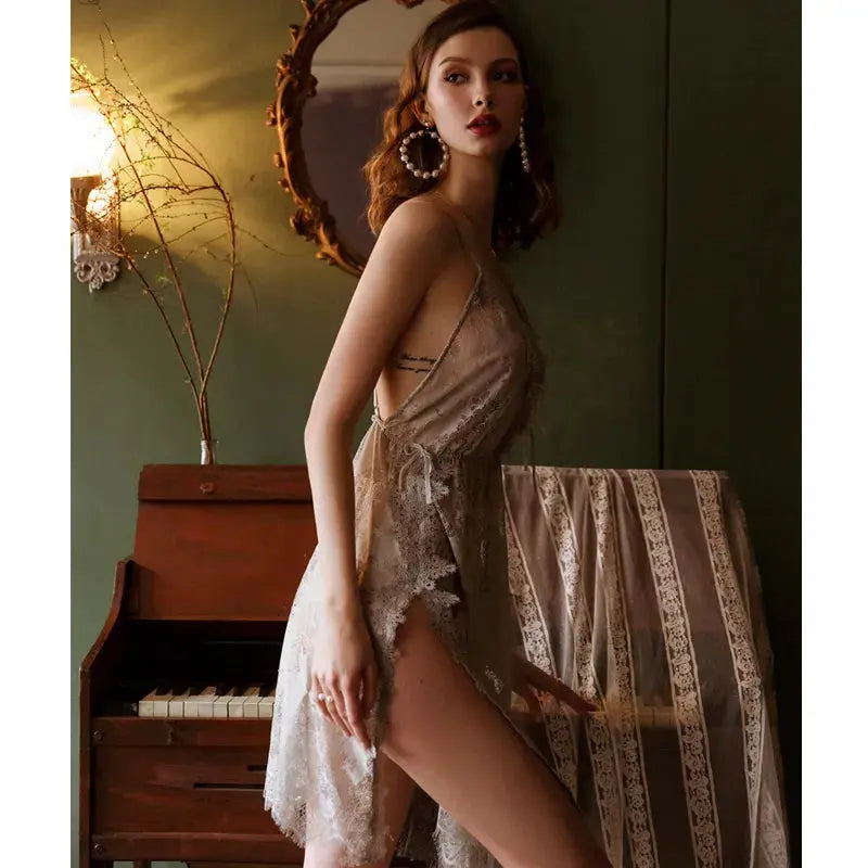 It Takes Effort To Get The Perfect Nightdress LacyNighty Sleeping Wear