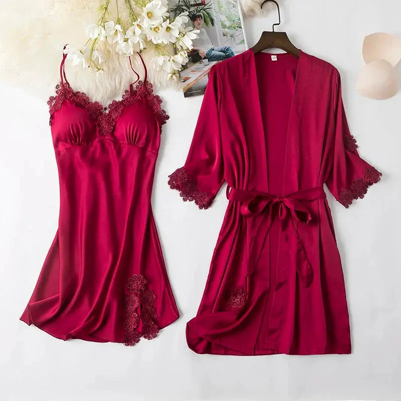 Dancing Dreamin' Sleeping Robe LacyNighty Sleeping Wear