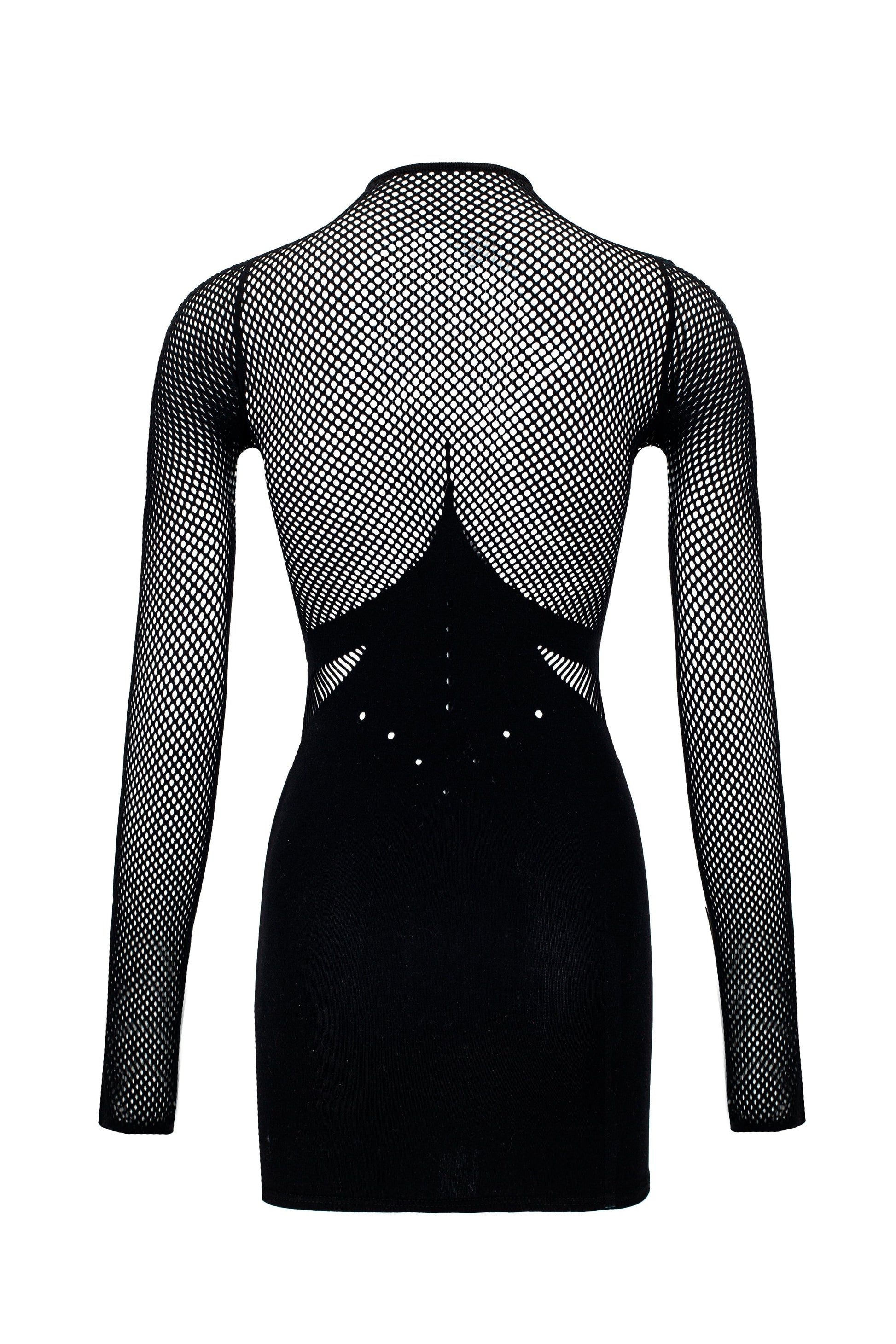 LacyNighty™ Dress Mesh Black LacyNighty body