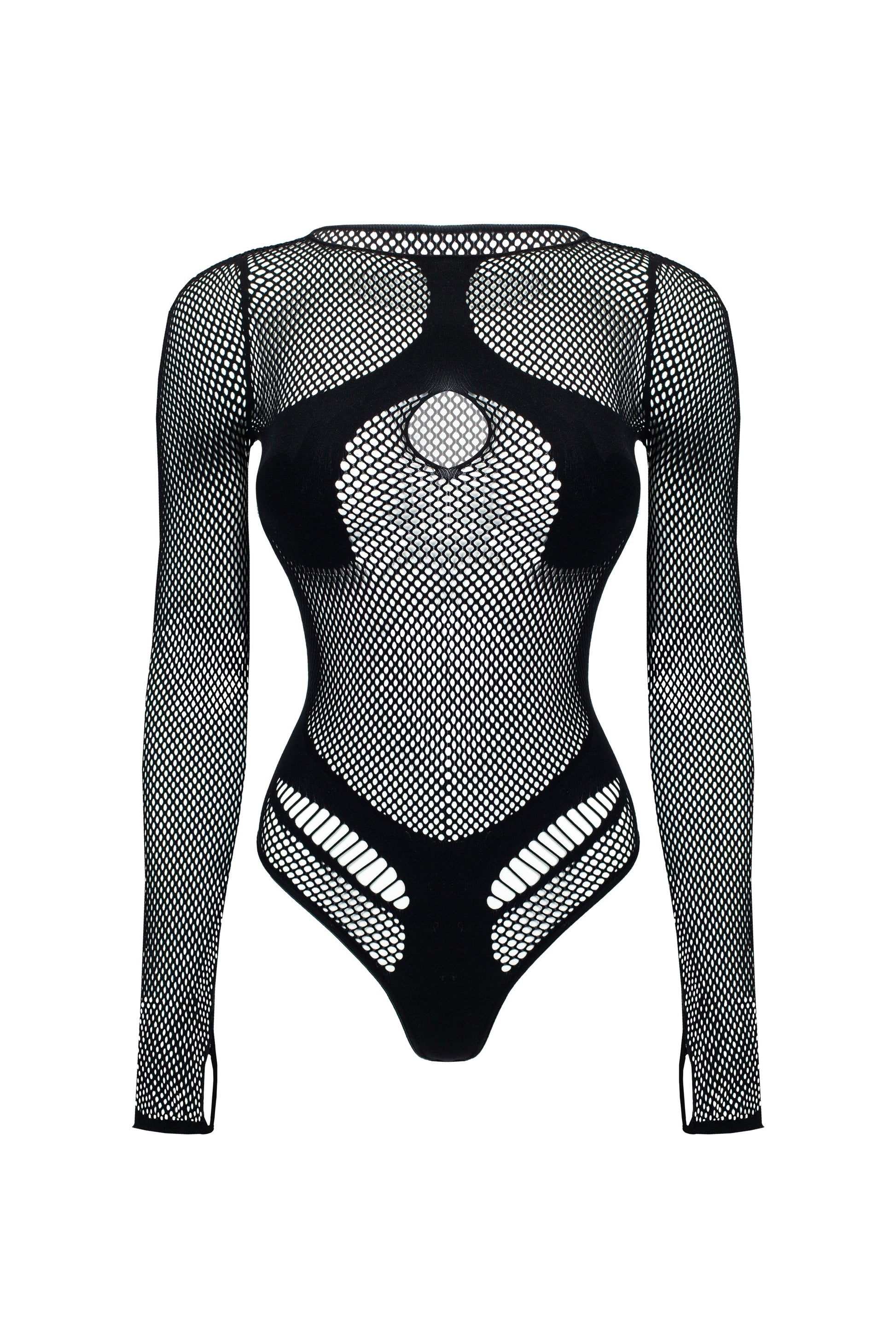 LacyNighty™ Body Mesh Black LacyNighty body