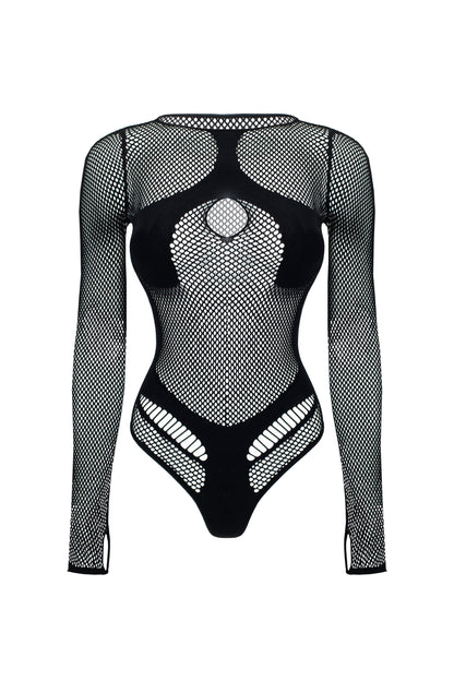 LacyNighty™ Body Mesh Black LacyNighty body